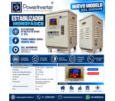 ESTABILIZADOR MONOFÁSICO 220VAC 5000VA SERVO- MOTOR-CONTROL - T